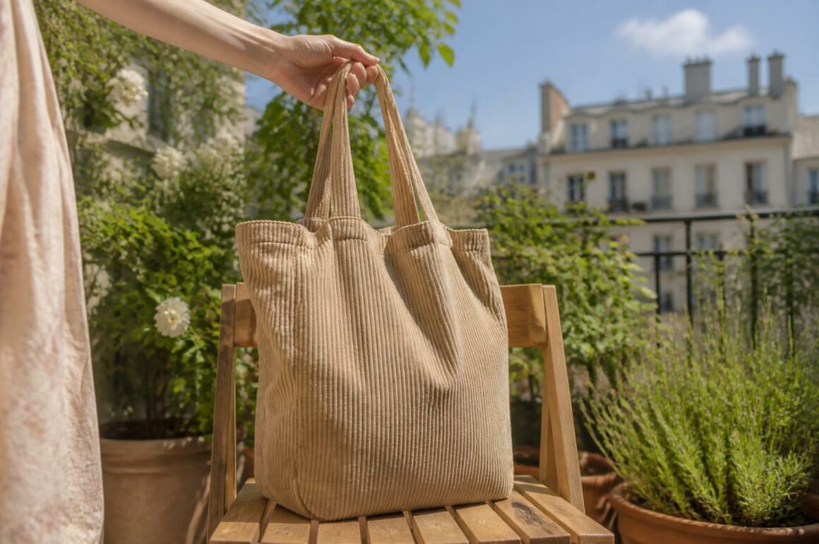 10 raisons d&rsquo;adorer le sac cabas en velours côtelé pour cet été