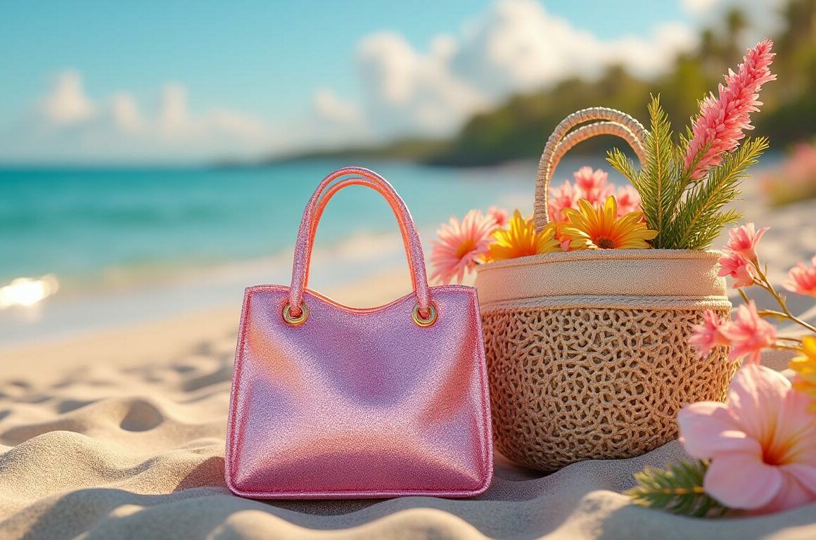 Cabas pailleté pour sorties plage : l&rsquo;accessoire indispensable de l&rsquo;été