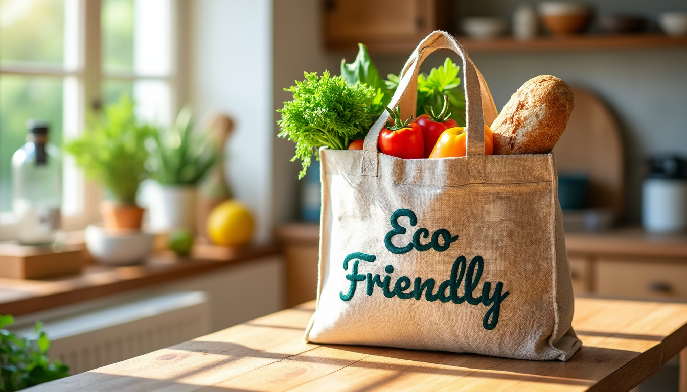optez pour un cabas brodé à la demande : une solution pratique, personnalisée et durable pour vos courses quotidiennes. alliez style, originalité et respect de l’environnement !