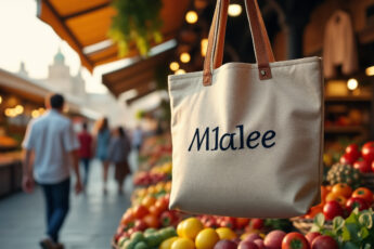 optez pour le cabas brodé à la demande et profitez d'un sac unique, personnalisé et durable pour vos courses quotidiennes. pratique, écologique et tendance !