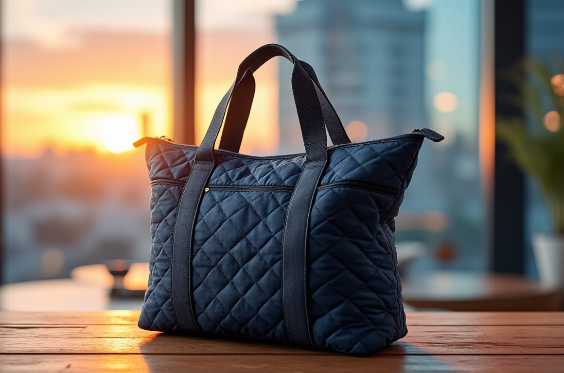 Découvrez les avantages du cabas matelassé façon sac de sport pour vos sorties