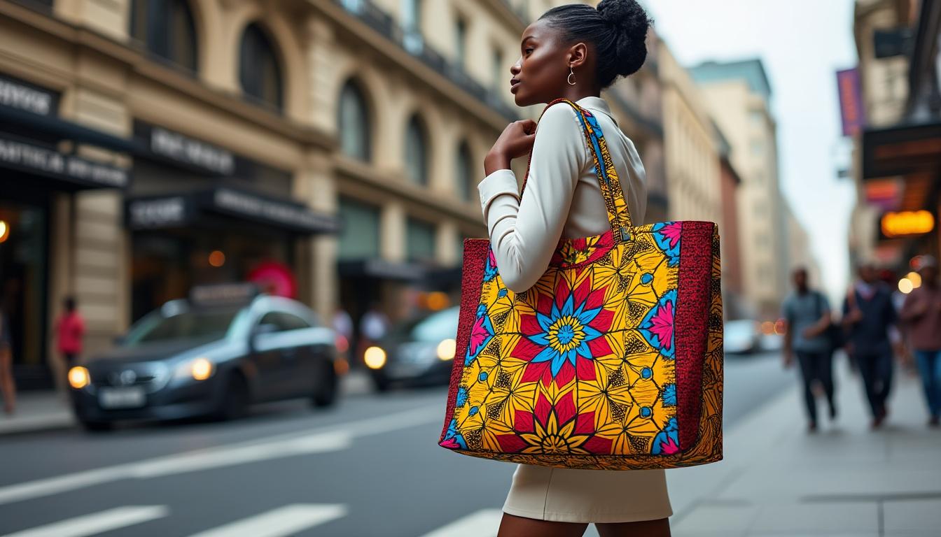 adoptez l'élégance et la praticité avec un sac cabas à motifs wax africains : un accessoire tendance, spacieux et unique, idéal pour sublimer votre quotidien tout en affirmant votre style.
