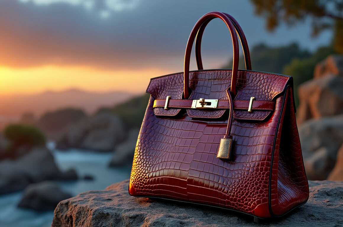 Le sac Hermès Birkin en crocodile : un symbole d’élégance intemporelle
