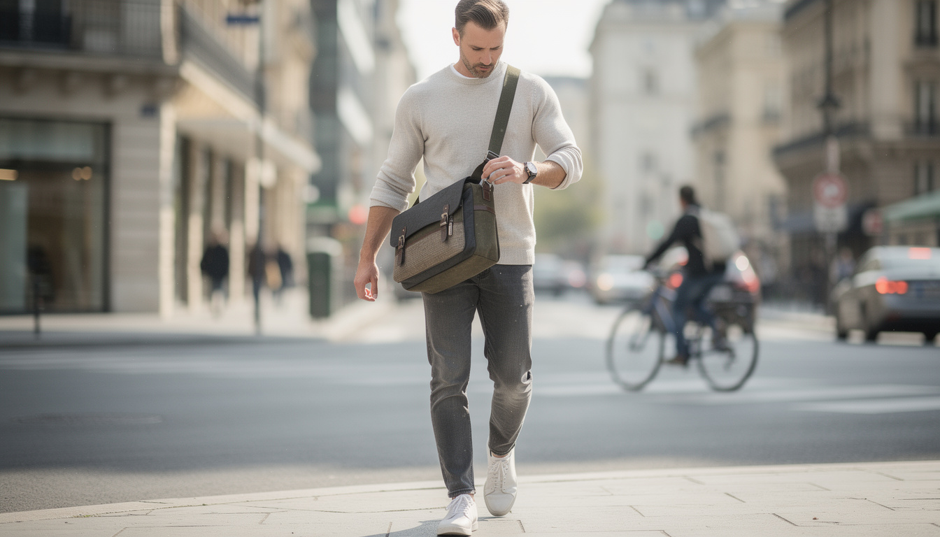 découvrez le sac besace pour homme actif, parfait pour accompagner vos aventures urbaines avec style et praticité. alliez confort, fonctionnalité et élégance au quotidien.