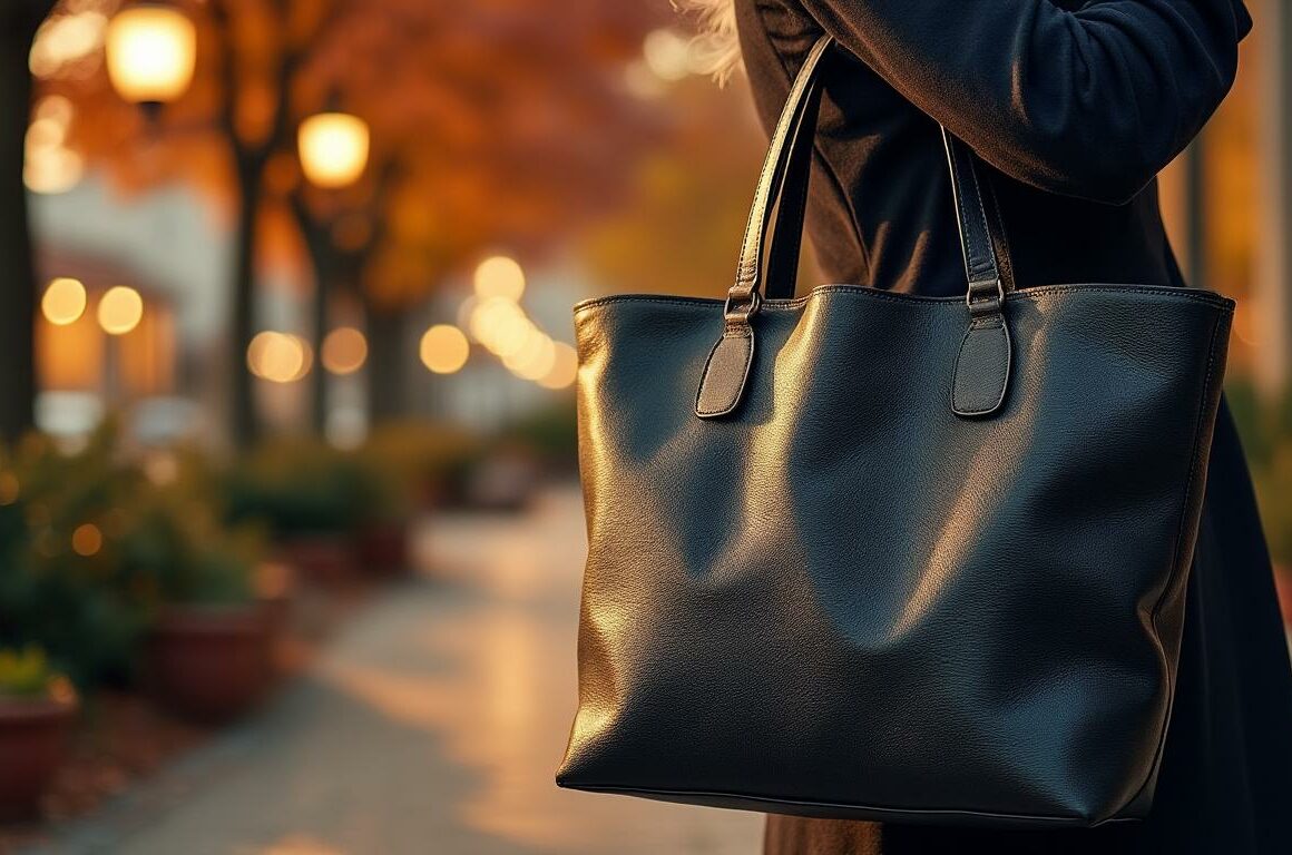Le sac cabas L/UNIFORM luxe discret : votre allié pour un look chic au quotidien