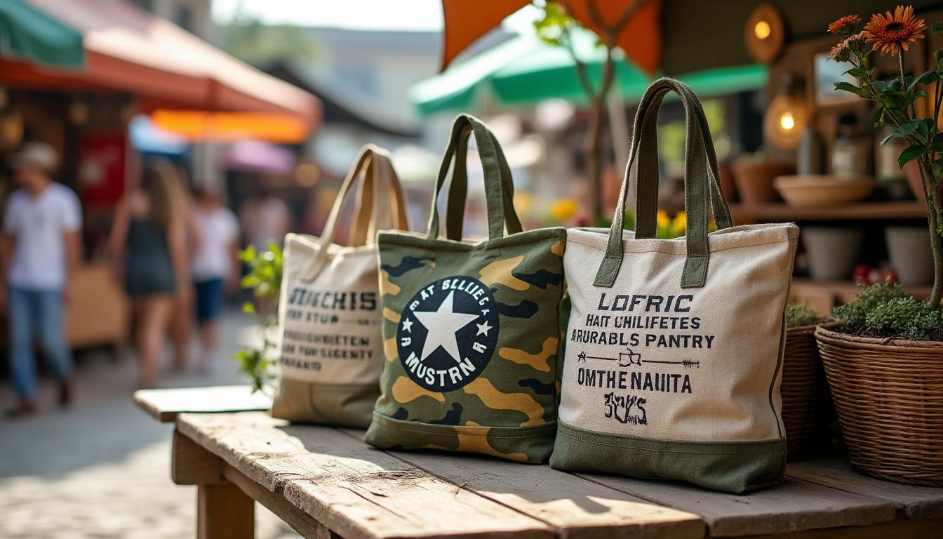 découvrez les avantages des cabas en toile militaire upcyclée : durables, écologiques et stylés, ils sont parfaits pour vos courses quotidiennes.