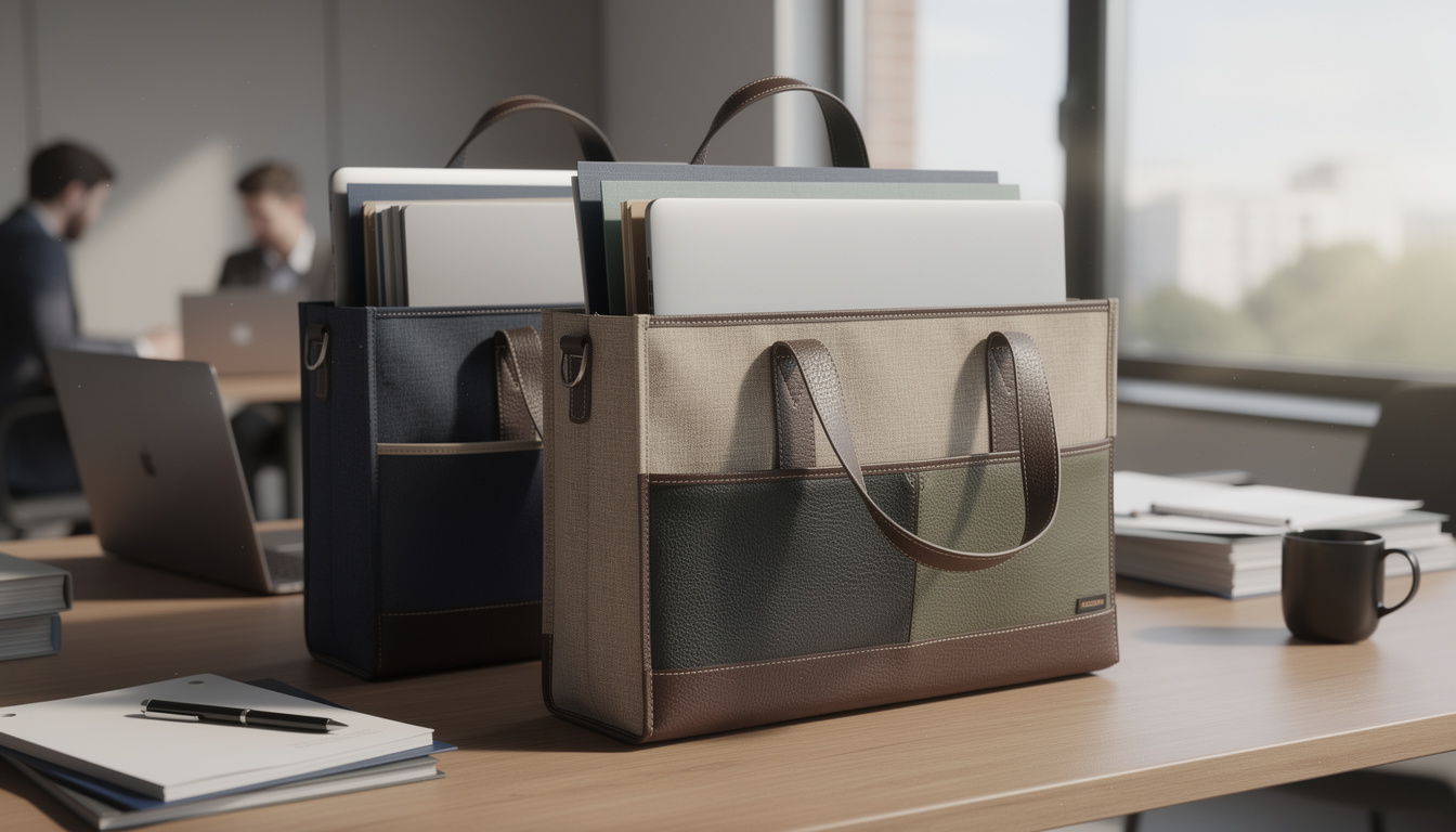 découvrez notre sélection des meilleurs sacs cabas rigides, parfaits pour transporter vos documents au bureau avec style et praticité.