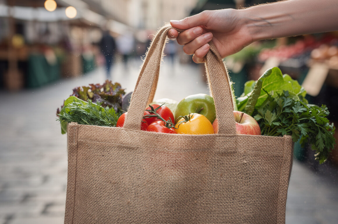 Pourquoi choisir un cabas réversible en toile de jute pour vos courses ?