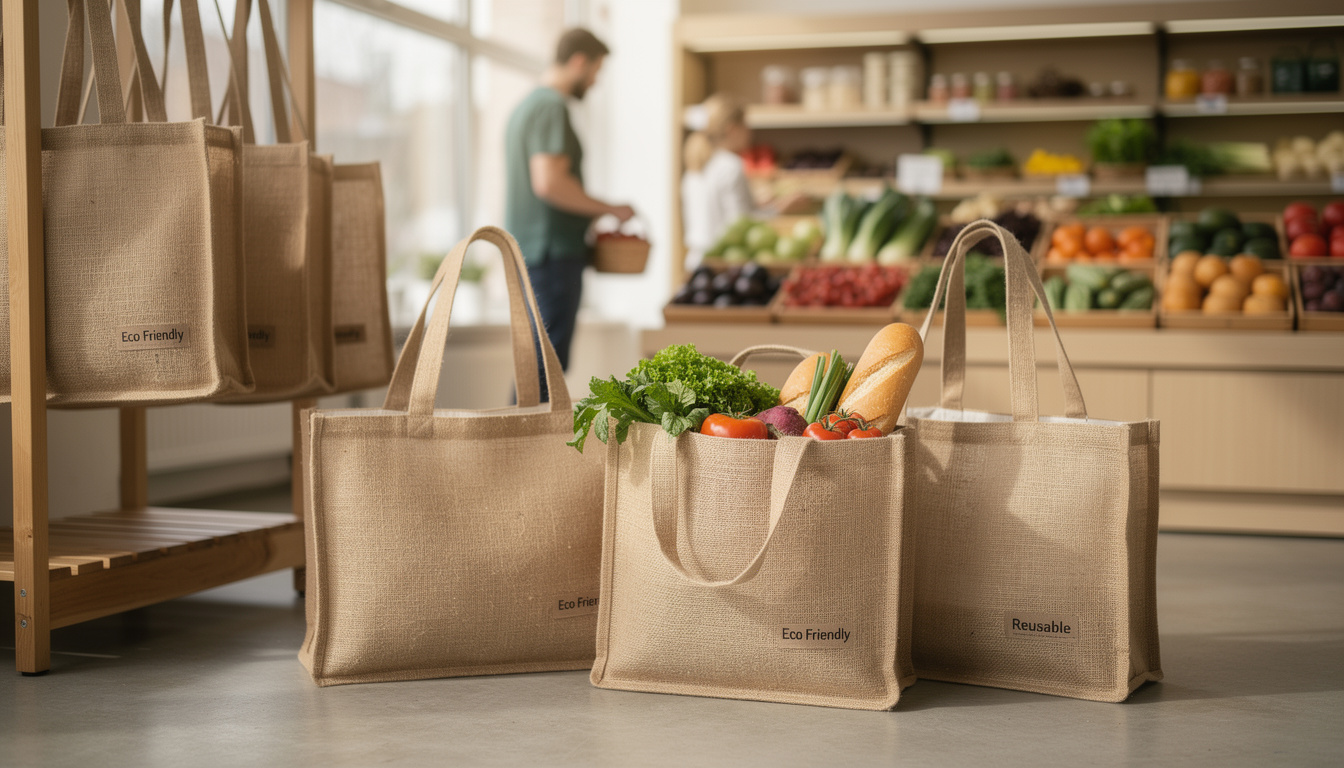 découvrez les avantages d'un cabas réversible en toile de jute : écologique, résistant et pratique pour transporter vos courses au quotidien.