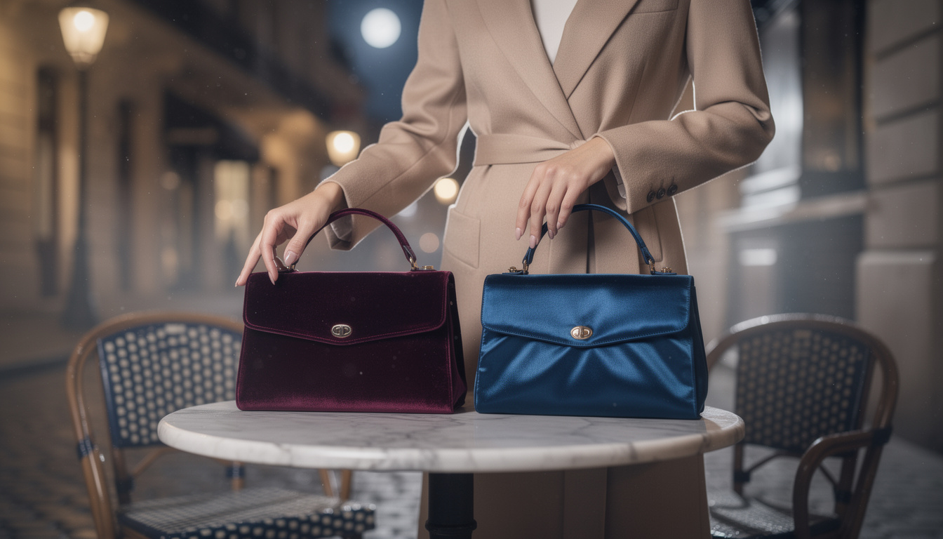 découvrez pourquoi un sac en satin ou velours est l'accessoire idéal pour rehausser vos tenues lors de sorties élégantes, alliant sophistication et finesse.